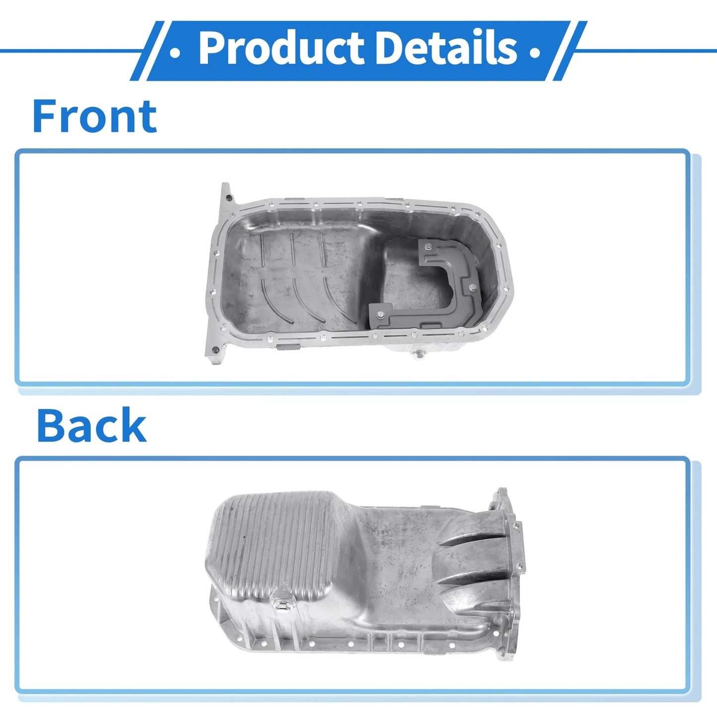 Engine Oil Pan for Kia Rio5 1.6L L4 (2006–2011) No.2151026601
