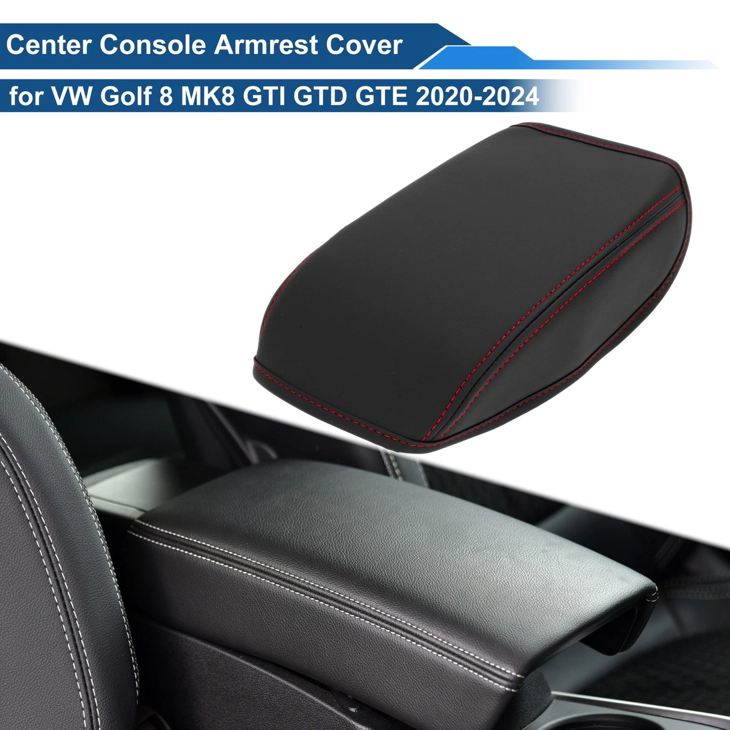 Armrest Cover for VW Golf 8 MK8 GTI GTD GTE (2020–2024) Anti-Scratch