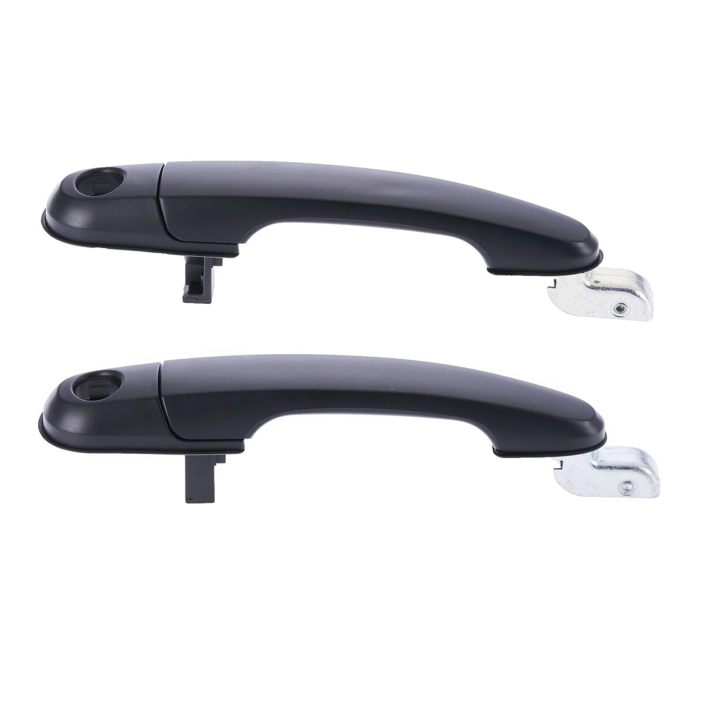 Set of 2 Outer Door Handles for Hyundai Tucson (2004–2010) - Black