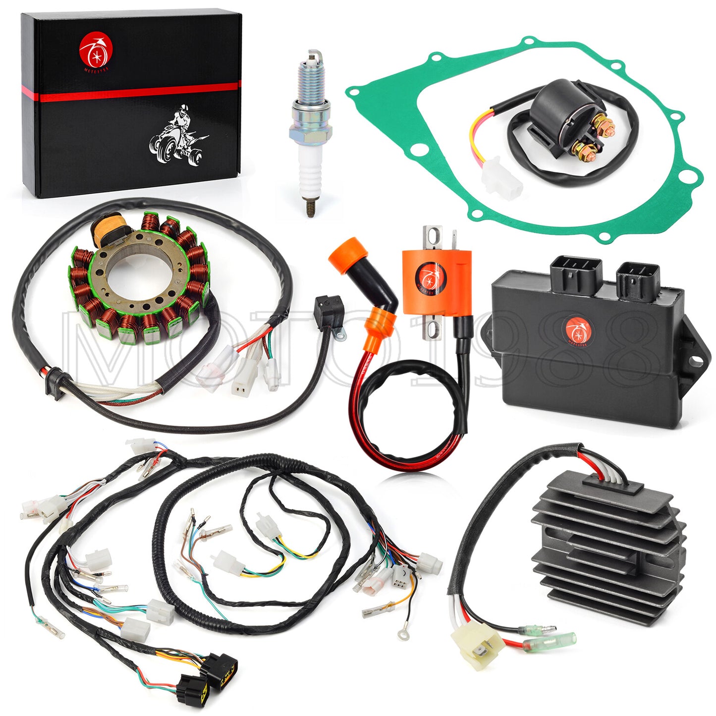 Ignition Coil Wire Harness CDI Kit for Yamaha Warrior 350 (2000–2004)