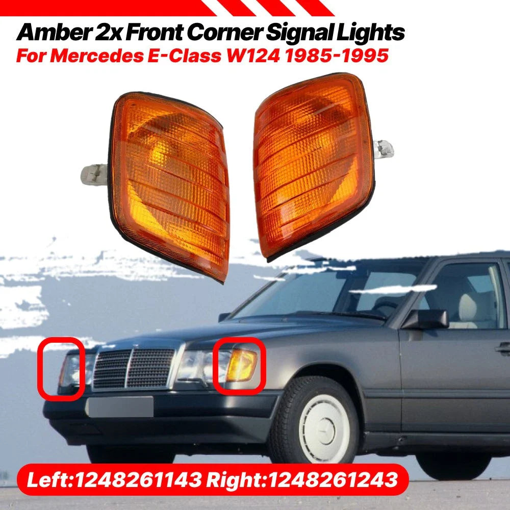 Front Signal Lamp Parking Light for Mercedes E-Class W124 (1985–1995)