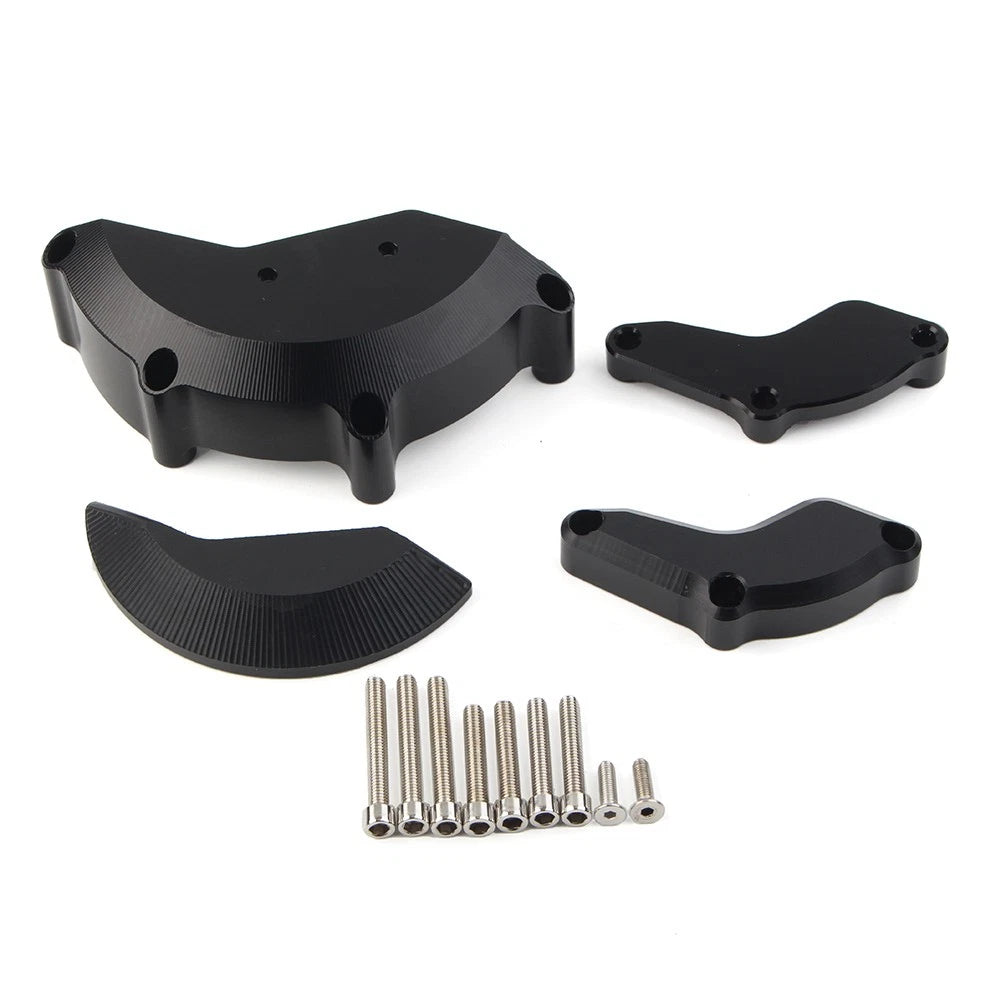 Engine Case Slider Protector Cover for Yamaha R6 (2008–2017) - Black Aluminum