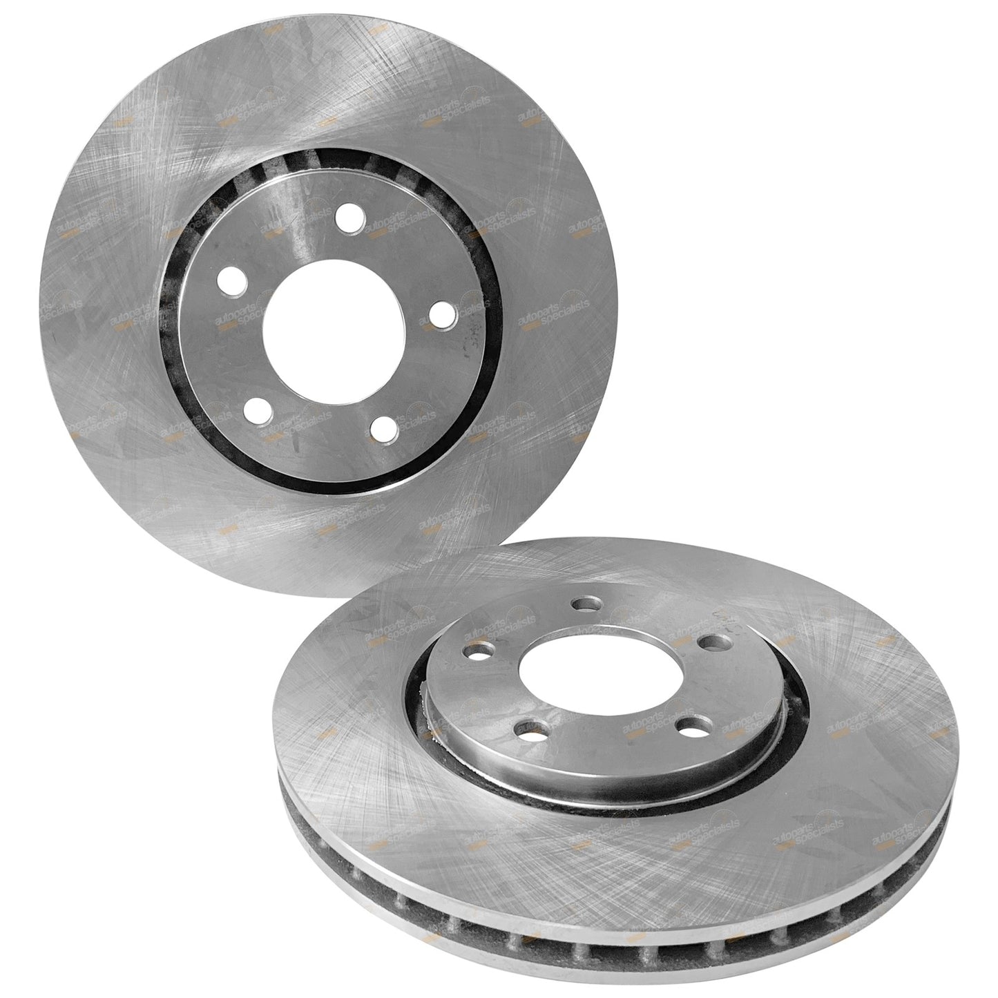 2 Front Disc Brake Rotors for Chrysler Grand Voyager (2001–2008)