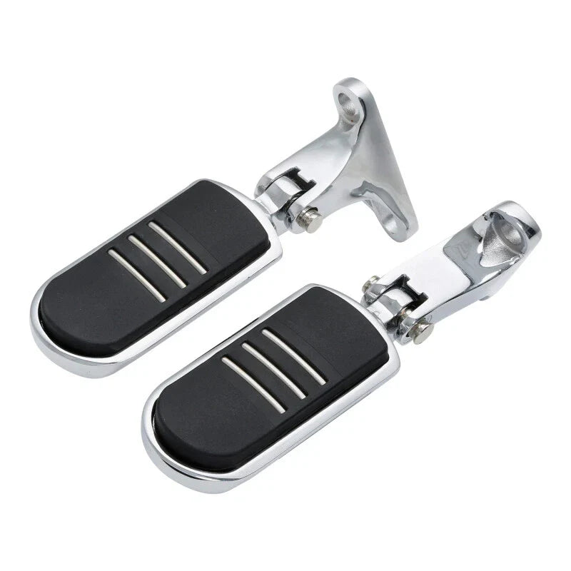 Chrome Rear Passenger Footpeg Mount for Harley Touring Street Glide (93-2025)