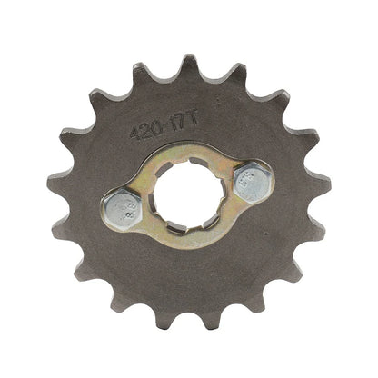 20mm 17T Front Sprocket for ATV Pit Bike 110cc 125cc 140cc