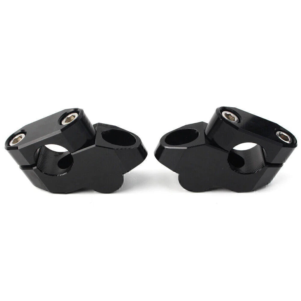 Black Handlebar Bar Extension Riser for Motorcycle