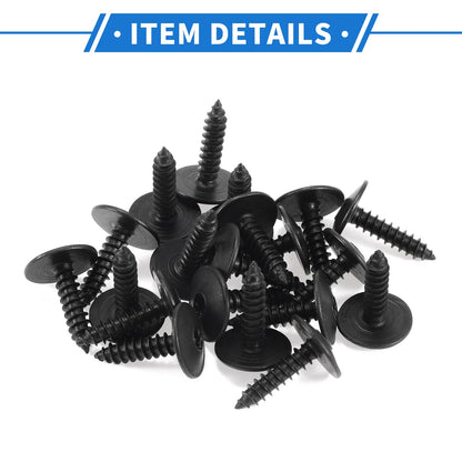 20 Pcs Fender Liner Splash Shield Bumper Cover Screw for Audi A4 (1996–2016)