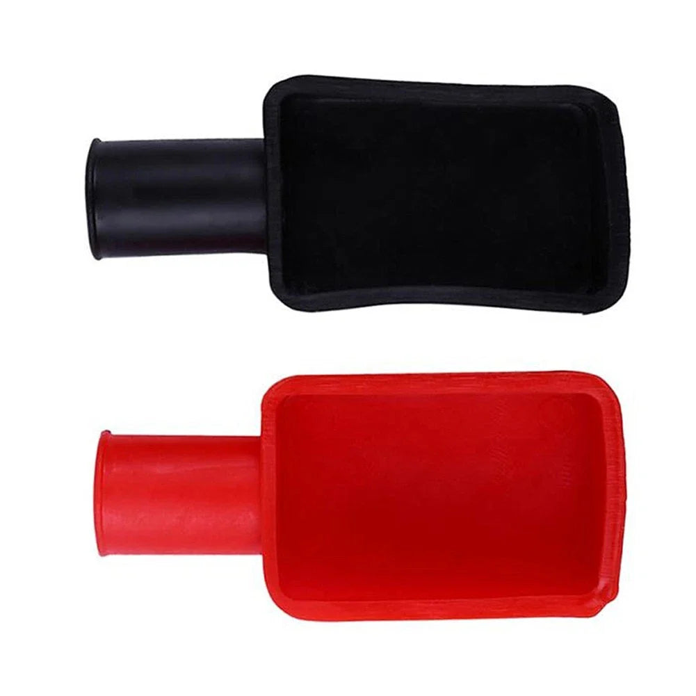 Car Battery Terminal Protective Covers Soft Flexible PVC Red Black Pole Cover