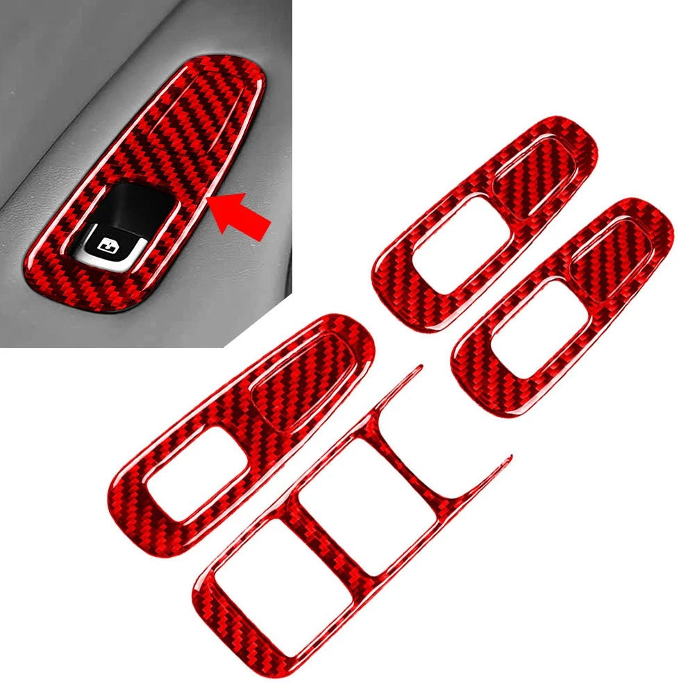 6X Door Trim Pillar Posts Cover Kit for KIA Optima (2011–2015) Gloss Black