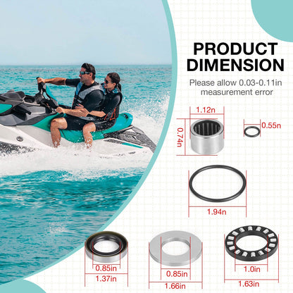 Jet Pump Bearings Seals Rebuild Kit for Sea-Doo GTX (1996–2003)