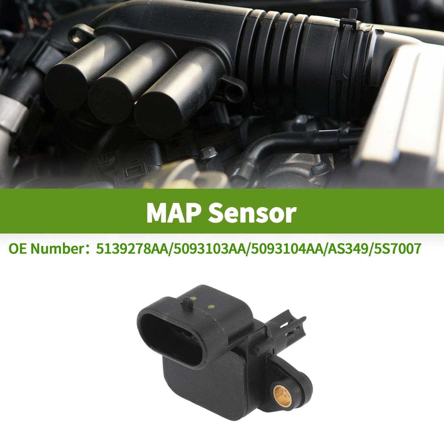 MAP Sensor No. 5139278AA for Dodge Ram (2003–2009)