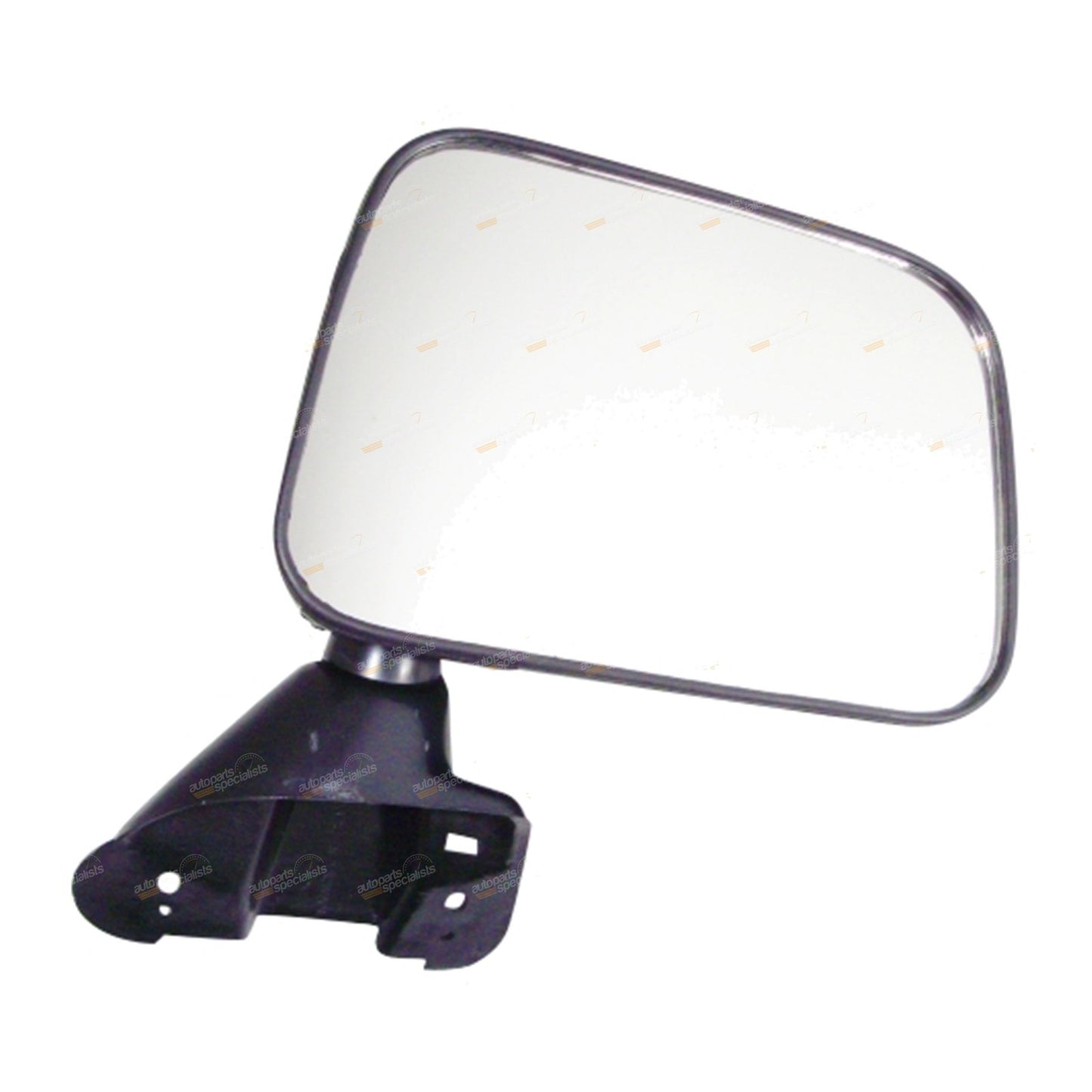 Set of 2 Black Manual Door Mirrors for Toyota Hilux (1983–2004)