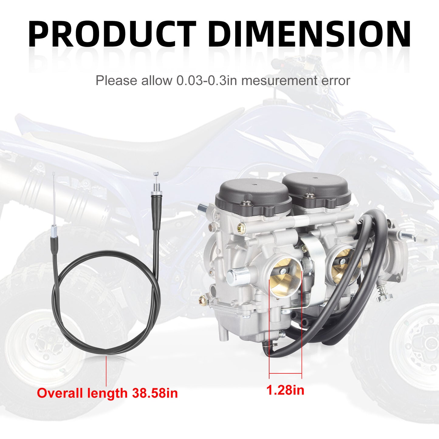 Carburetor for Yamaha Raptor 660R (2001–2005)