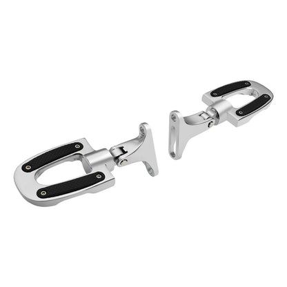 Chrome Rear Passenger Footpegs for Harley Touring Road Glide (1993-2025)