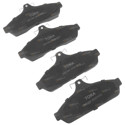 Set of 4 Front Disc Brake Pads for Mitsubishi Sigma (1980–1987)
