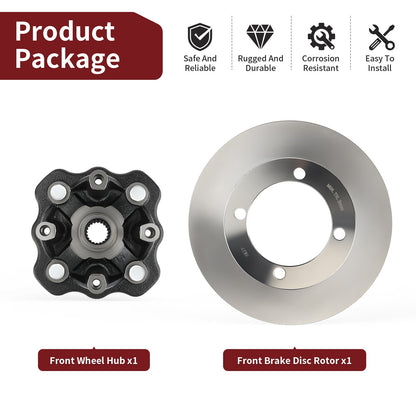Front Wheel Hub Brake Disc Rotor for Suzuki