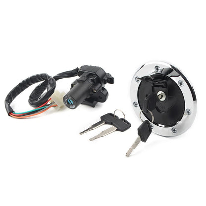 Fuel Gas Cap Ignition Switch Lock Set for Kawasaki Ninja ZX6R (2000–2002) ZX7R ZX9R