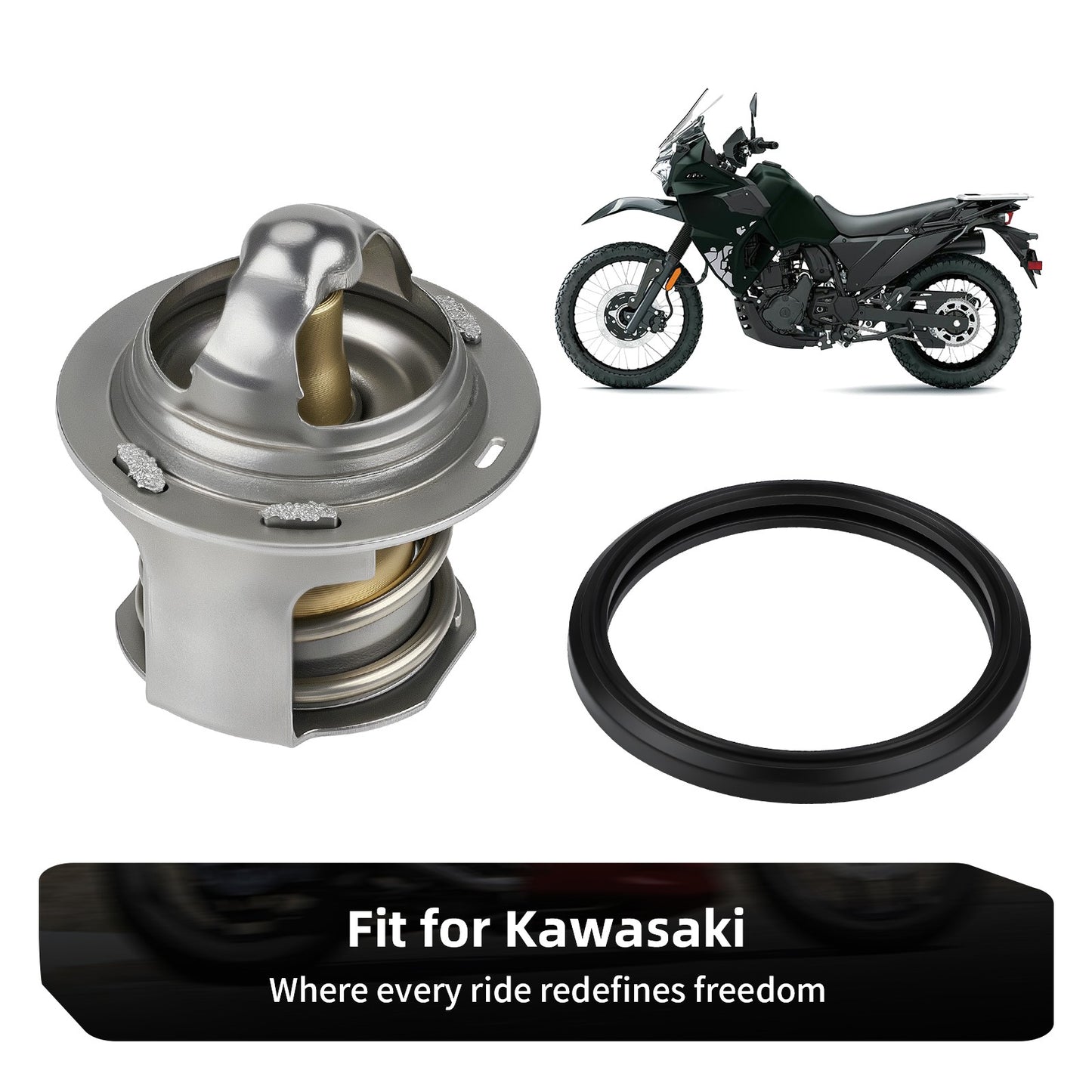 Thermostat & Gasket for Kawasaki Bayou 400 4x4 (1993–1999)