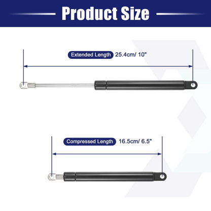2X 10 Inch Black Lift Supports Struts Shocks Gas Spring Universal