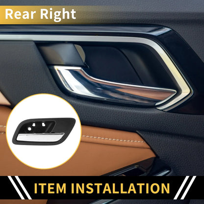 Rear Right Interior Door Handle for Chevrolet Silverado 2500 HD (2007-2014)
