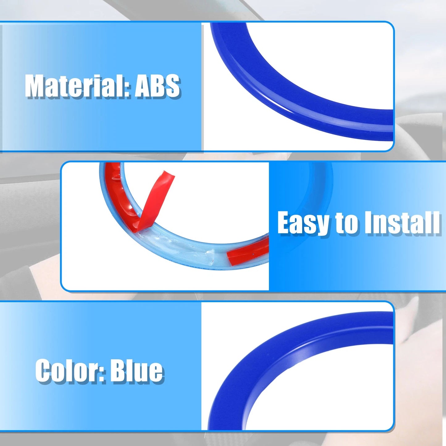 Set of 4 Outlet Vent Trim Accents for Jeep