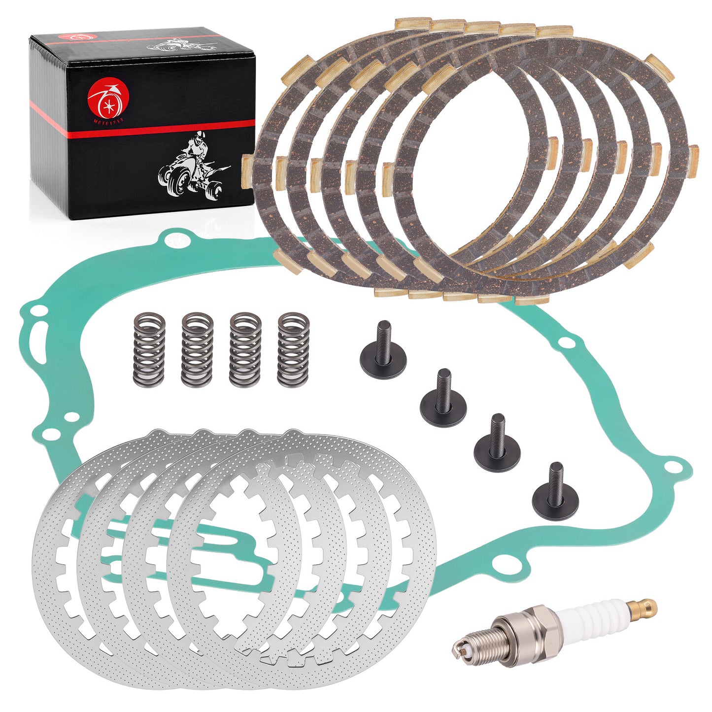 Clutch Kit for Yamaha TTR125 TTR125E TTR125L TTR125LE (2000–2023)