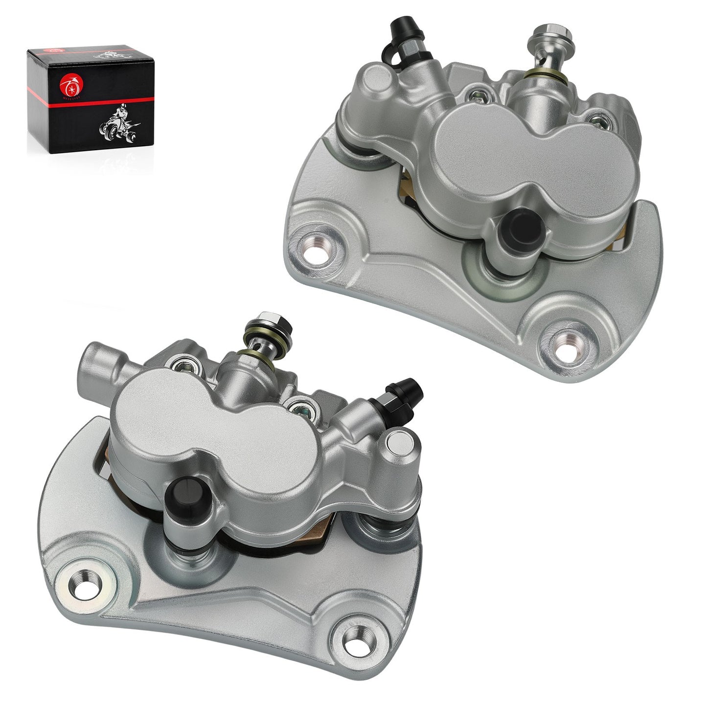 Front Brake Calipers & Pads for Can-Am Commander Max 800R 1000R (2017–2018)