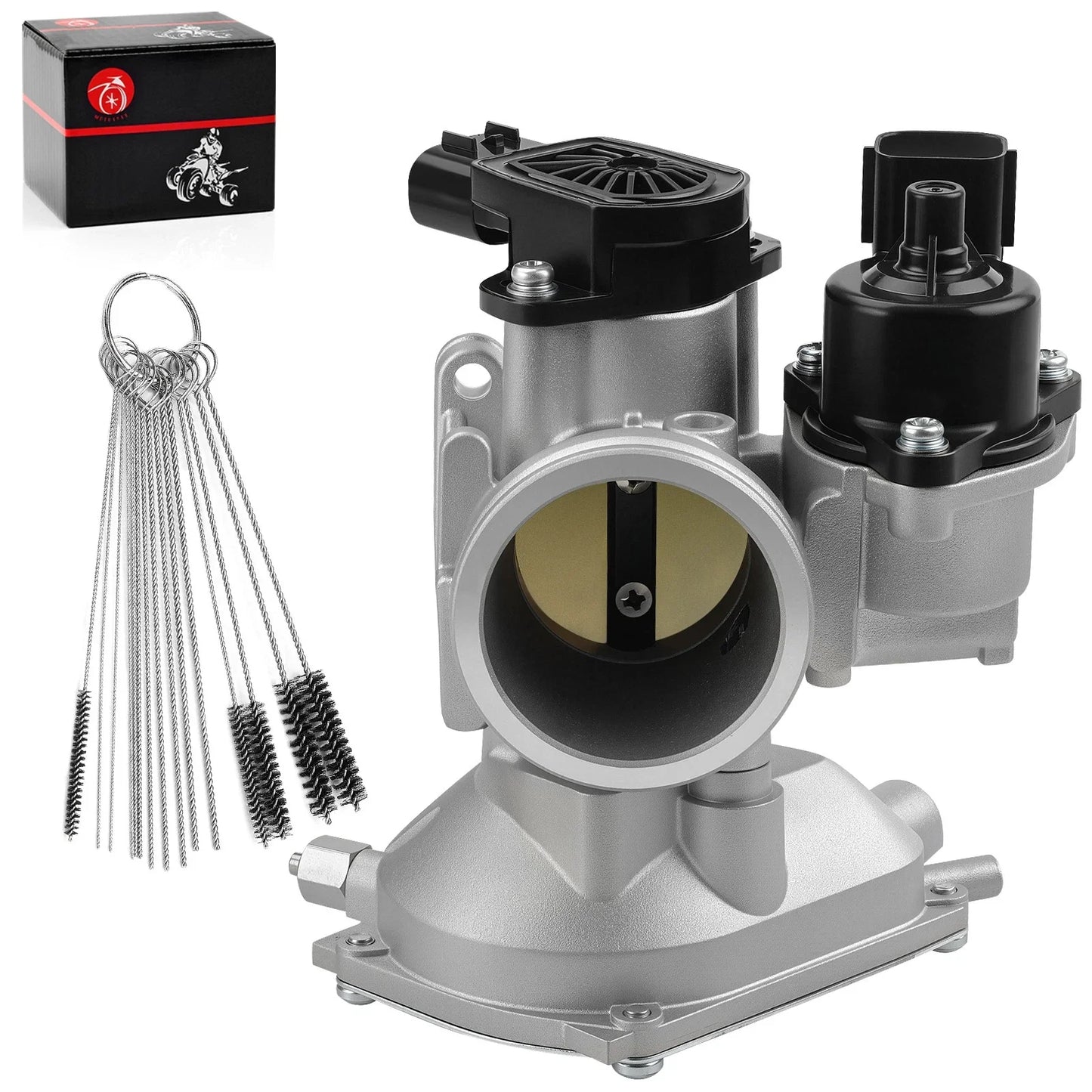 Throttle Body Assembly w/ Clean Brushes 2x4 for Polaris Hawkeye 325