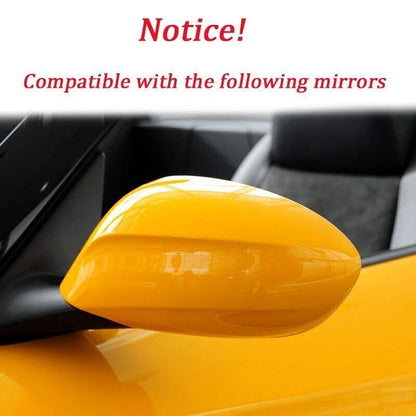 2x Carbon Pattern Rearview Mirror Cover Cap for BMW E89 Z4 (2009–2015)