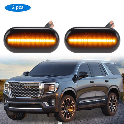 2X Side Fender Marker Light for Nissan Qashqai (2007–2014) Turn Signal