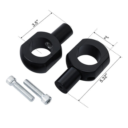 3.5in Rise Handlebar Riser for Harley Dyna Softail Sportster