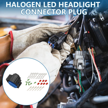 Set of 1 Halogen LED Headlight Connector Plug for Hyundai Tucson (2016–2018)