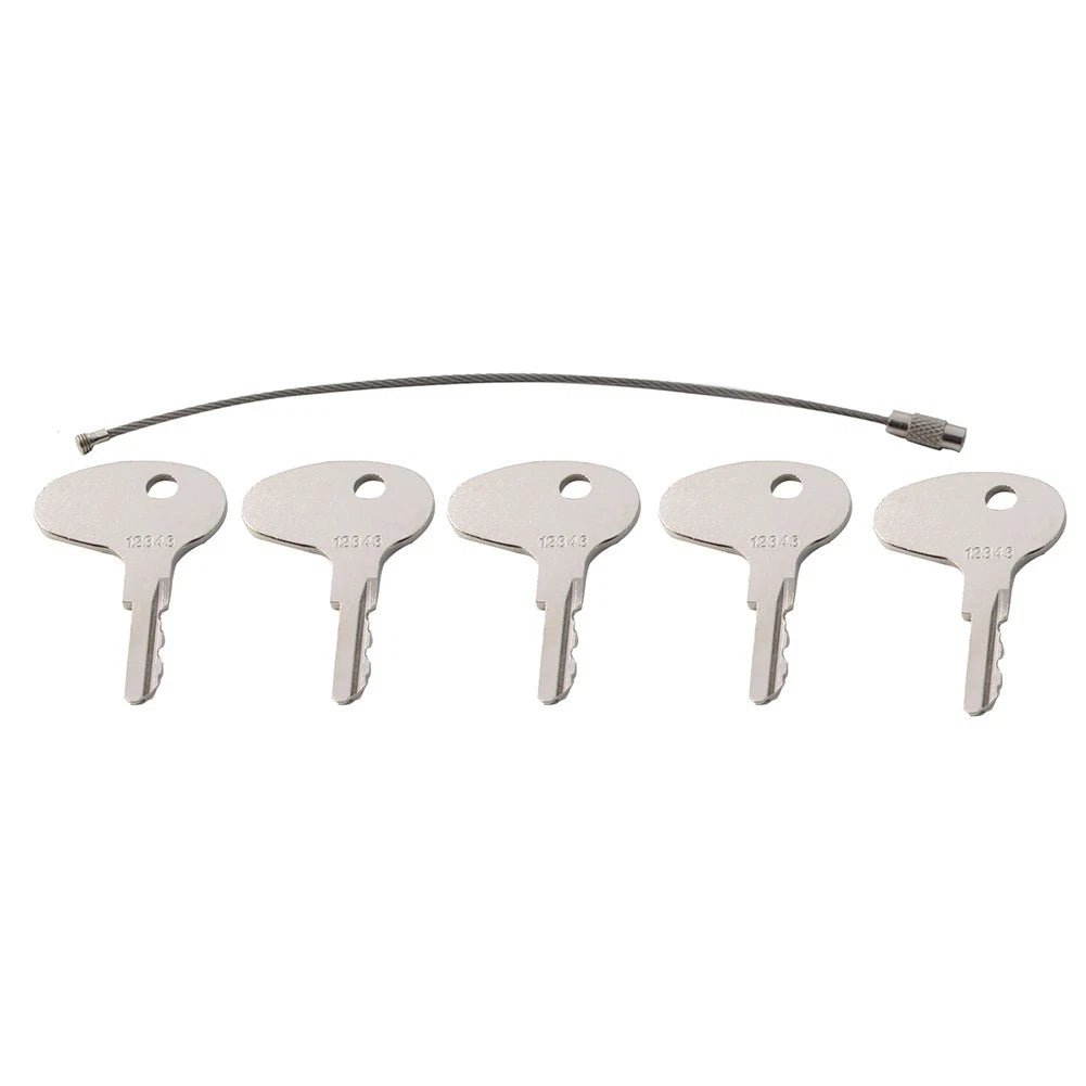 Set of 5 Ignition Keys for Mitsubishi BD2 Dozers (#12343, 912-0514920, 123243)