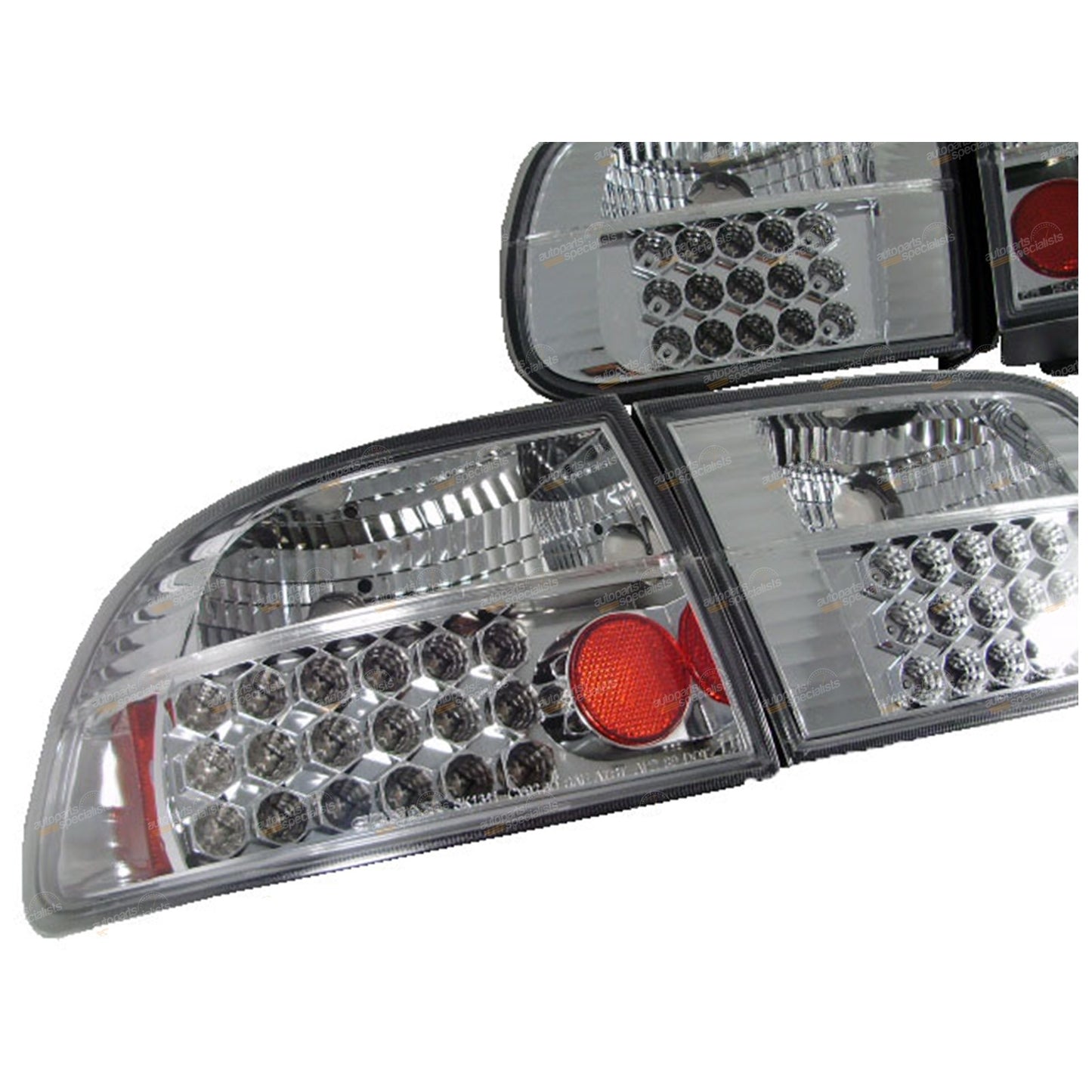 Set of 2 Clear LED Tail Lights for Honda Civic EG/EH 5D (1991–1995)