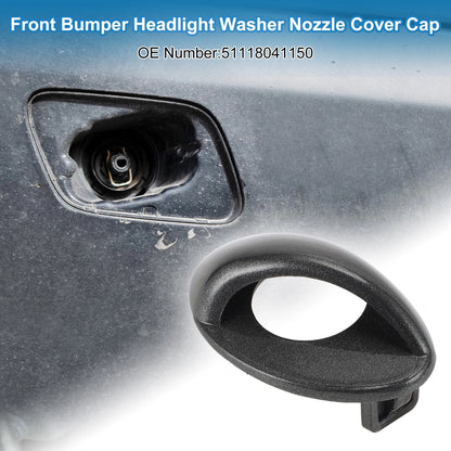 Front Right Headlight Washer Nozzle Cover Cap for BMW M3 (2008–2013) Gray