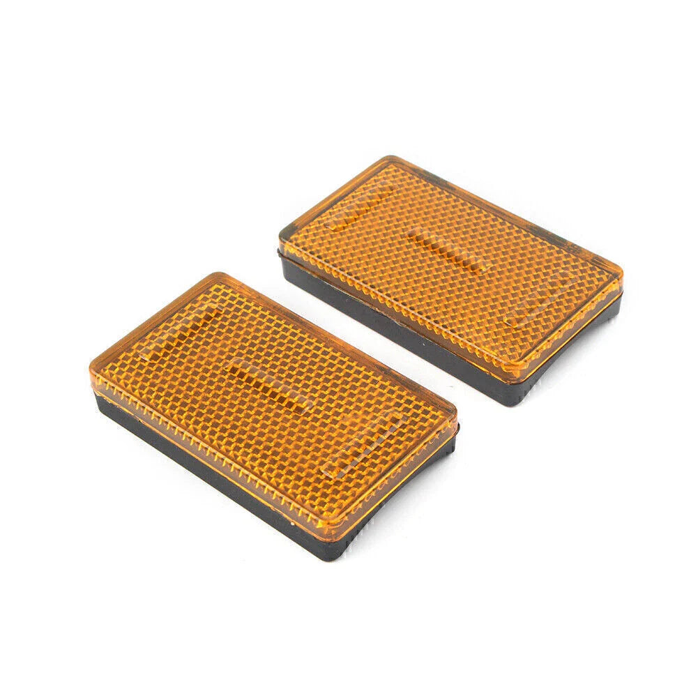 Yellow Fork Leg Reflector Covers for BMW K1200RS K1200GT R1200RT R1200GS (2001-2016)