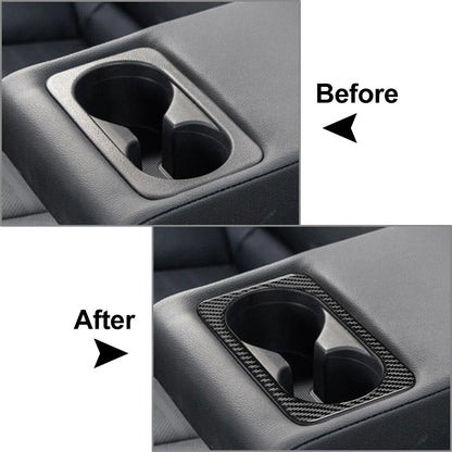 Rear Water Cup Holder Cover Trim for Kia Forte Cerato K3 (2019-2023) Black