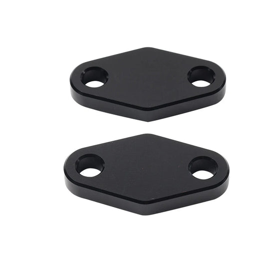Black Oil Cooler Block Off Plate w/ Gasket for Suzuki Hayabusa GSX1300R (99-20)