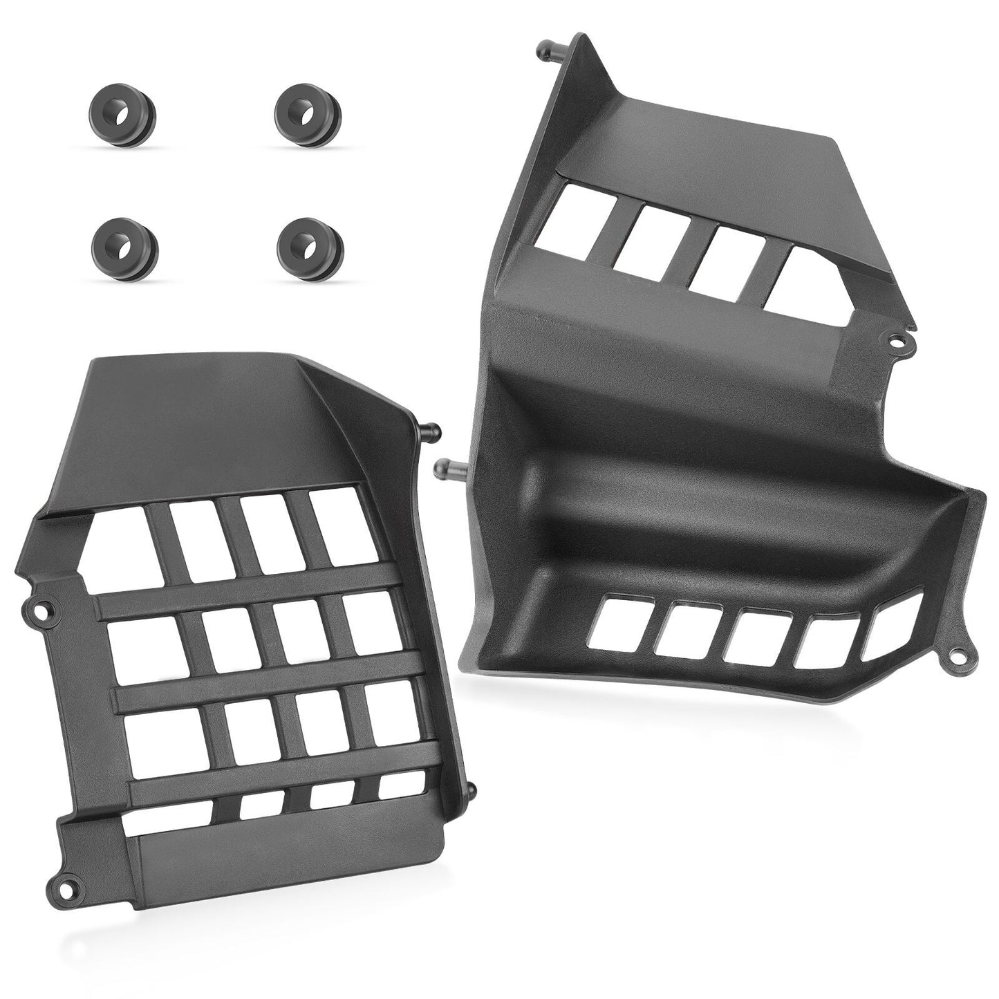 Heel Guards for Yamaha Blaster 350 (1987–2006) - Black ABS