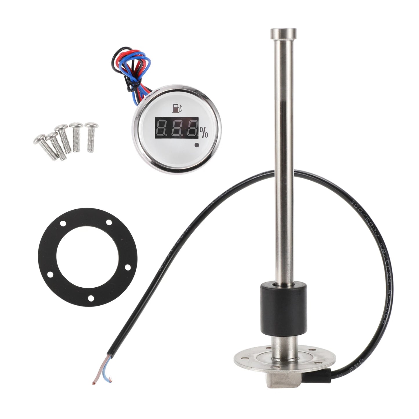 Fuel Sending Unit and Gauge Kit 240-33 Ohm for Boat Car Truck (9.06")