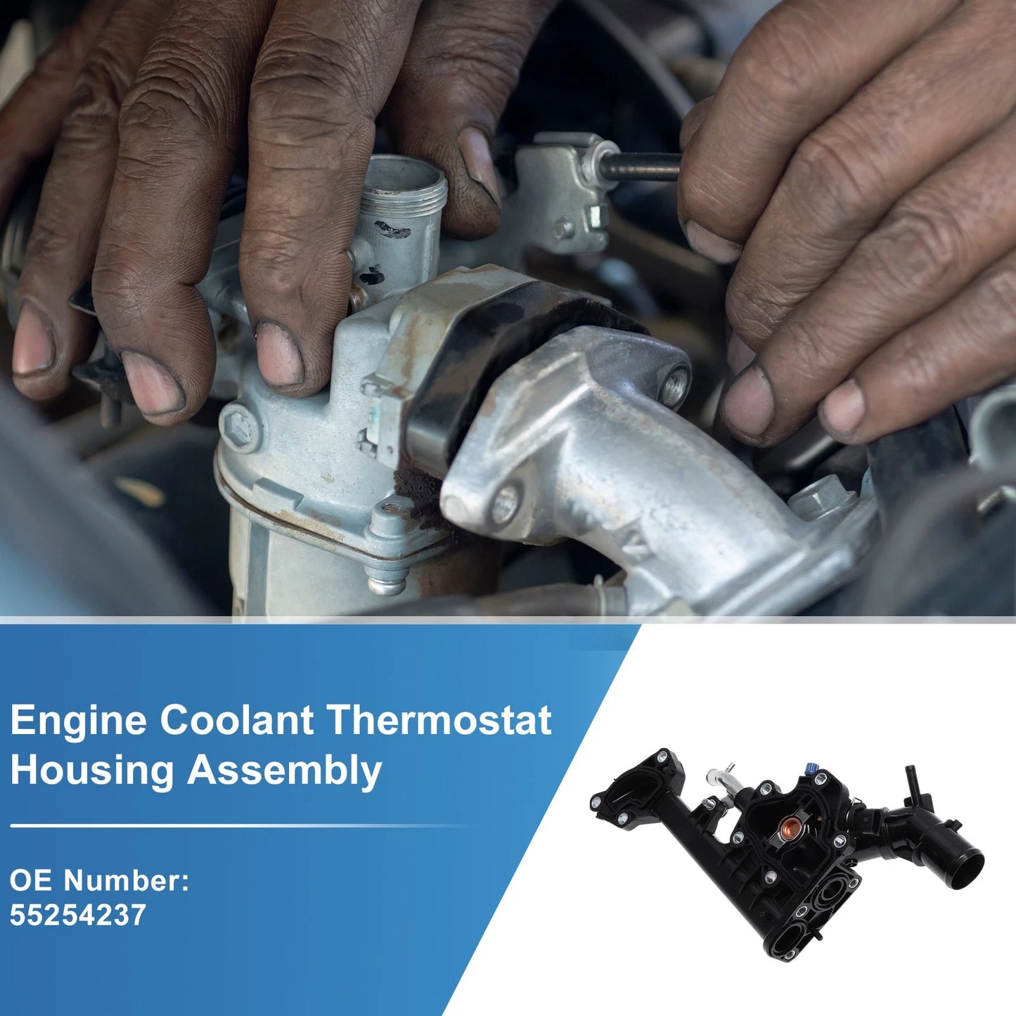 Engine Coolant Thermostat Housing Assembly No. 55254237 for Suzuki Vitara (2014–2020)