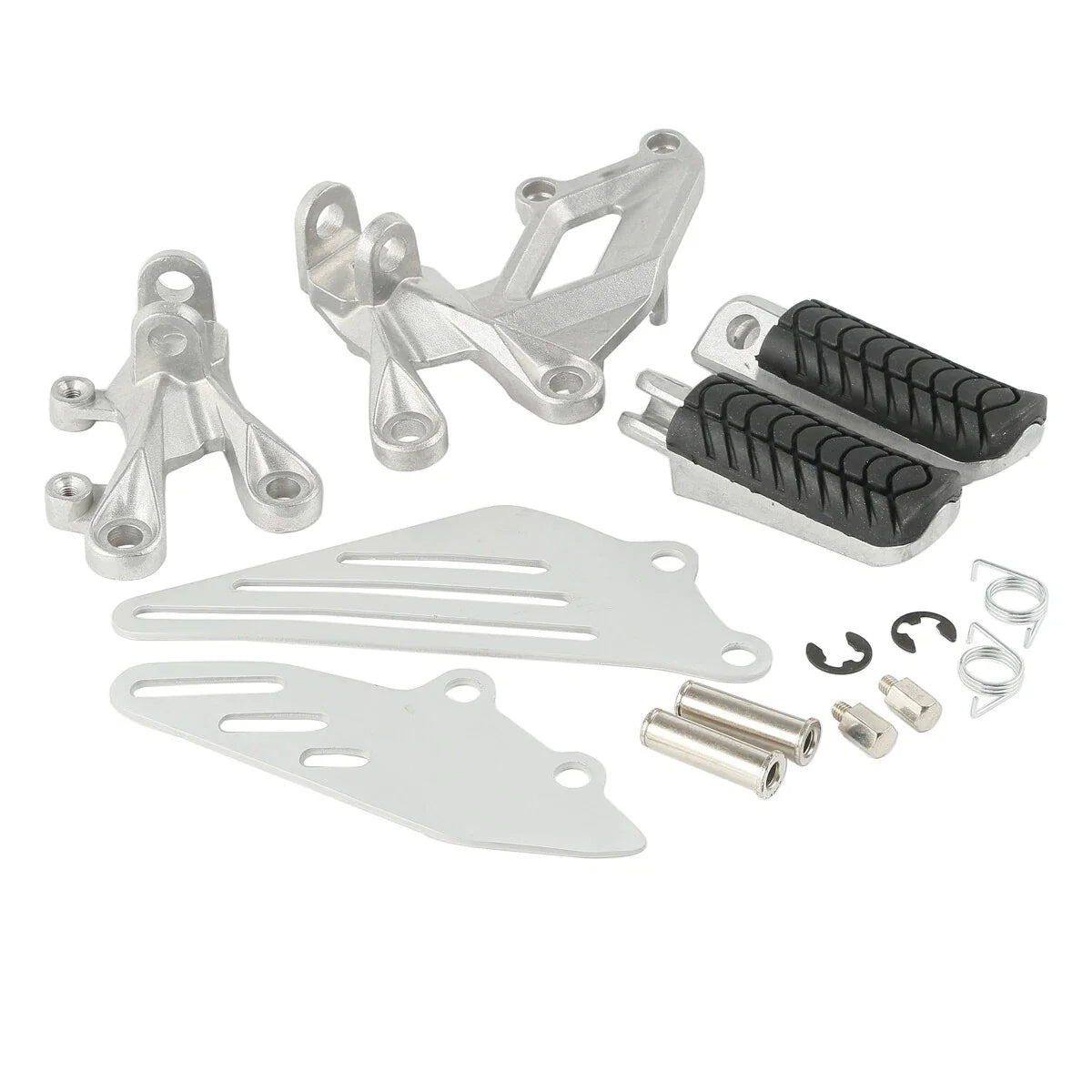 Front Rider Driver Foot Pegs Bracket Set for Kawasaki Ninja ZX14R (2006-2023)