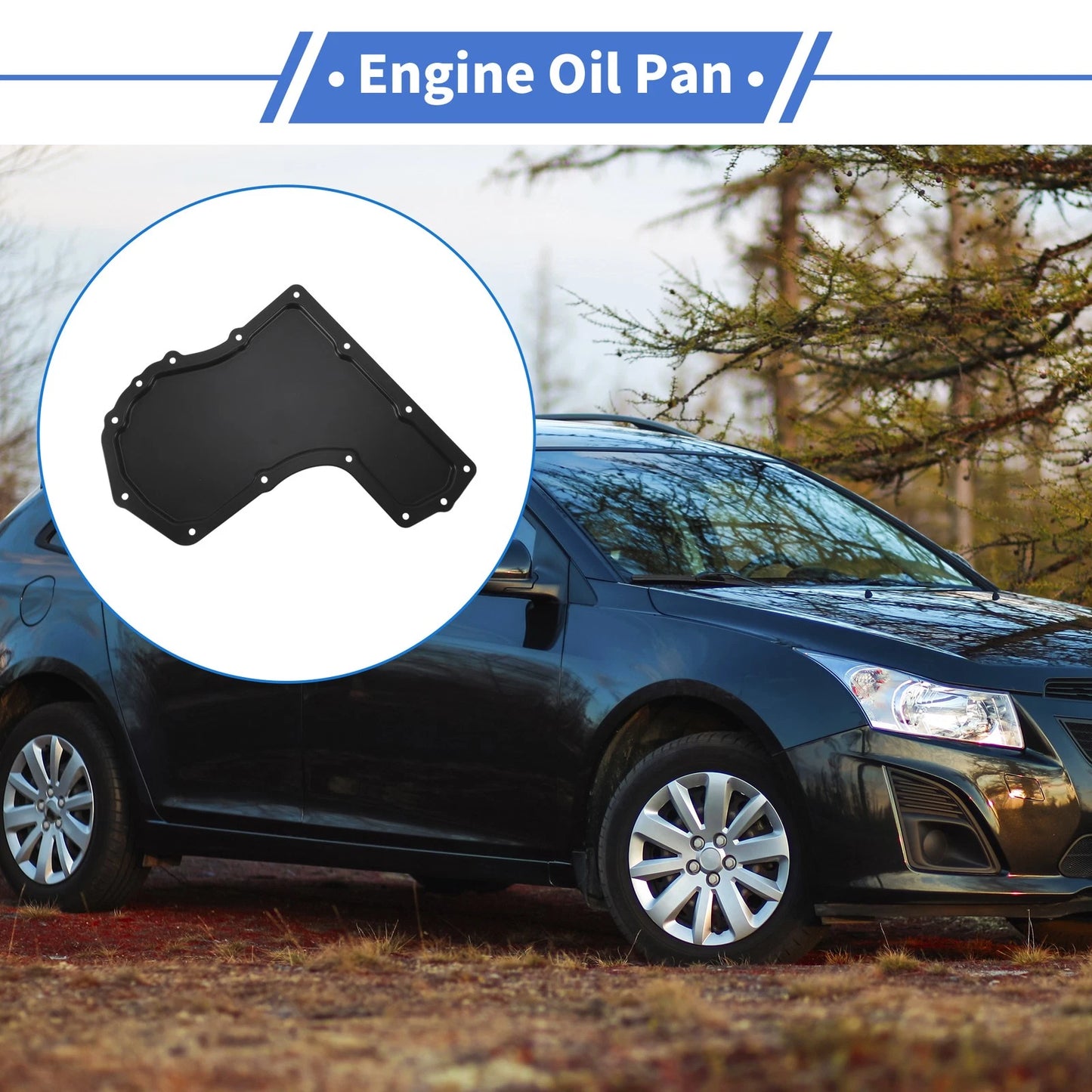 Engine Oil Pan for Chevrolet Cavalier (1995–2005) No.8685184/24203590