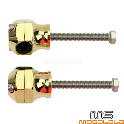 1" Handlebar Mount Riser Clamps for Harley Triumph Bobber Street Bikes