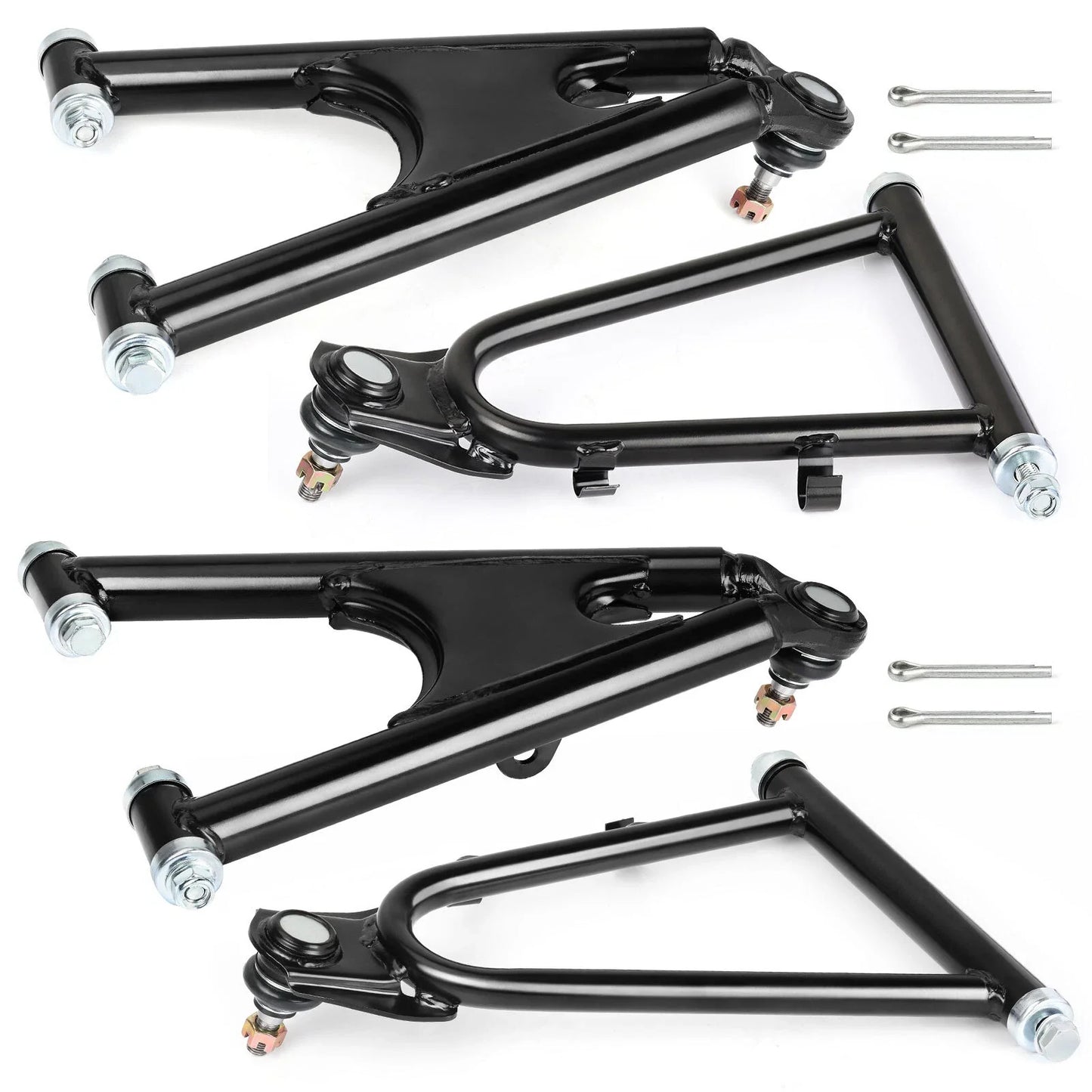 Front+Lower Control Arm Set + Bolts + Caps for Yamaha Banshee (1987–2006)