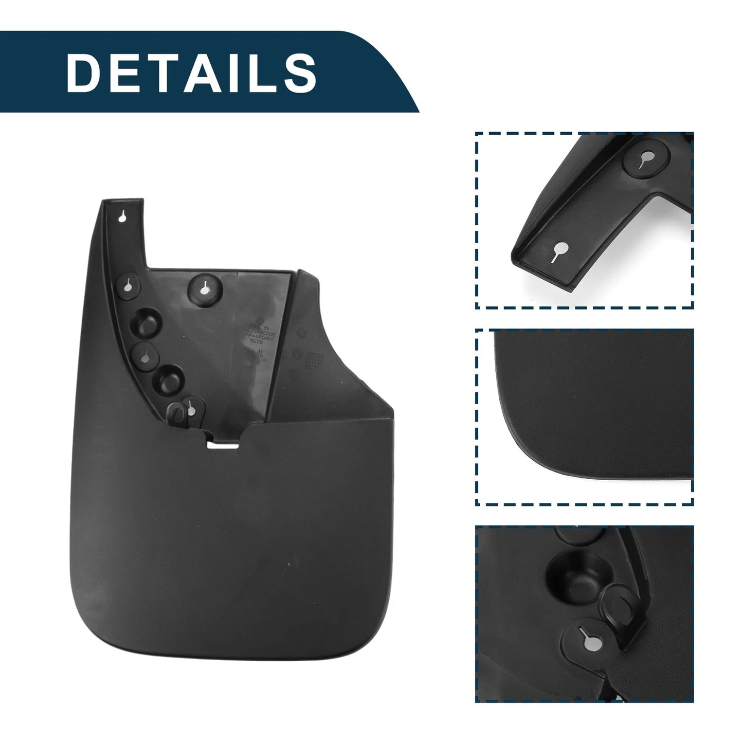 Set of 4 Mud Flaps Splash Guards for Toyota Tundra (2010–2021)