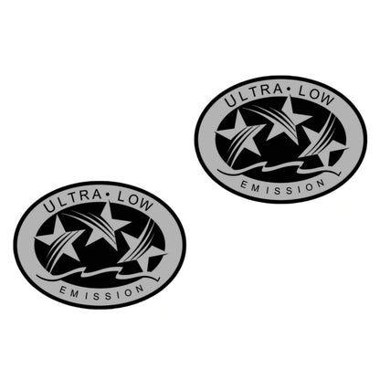 2X Outboard Graphic Sticker Decal for California DOT (3 Star)