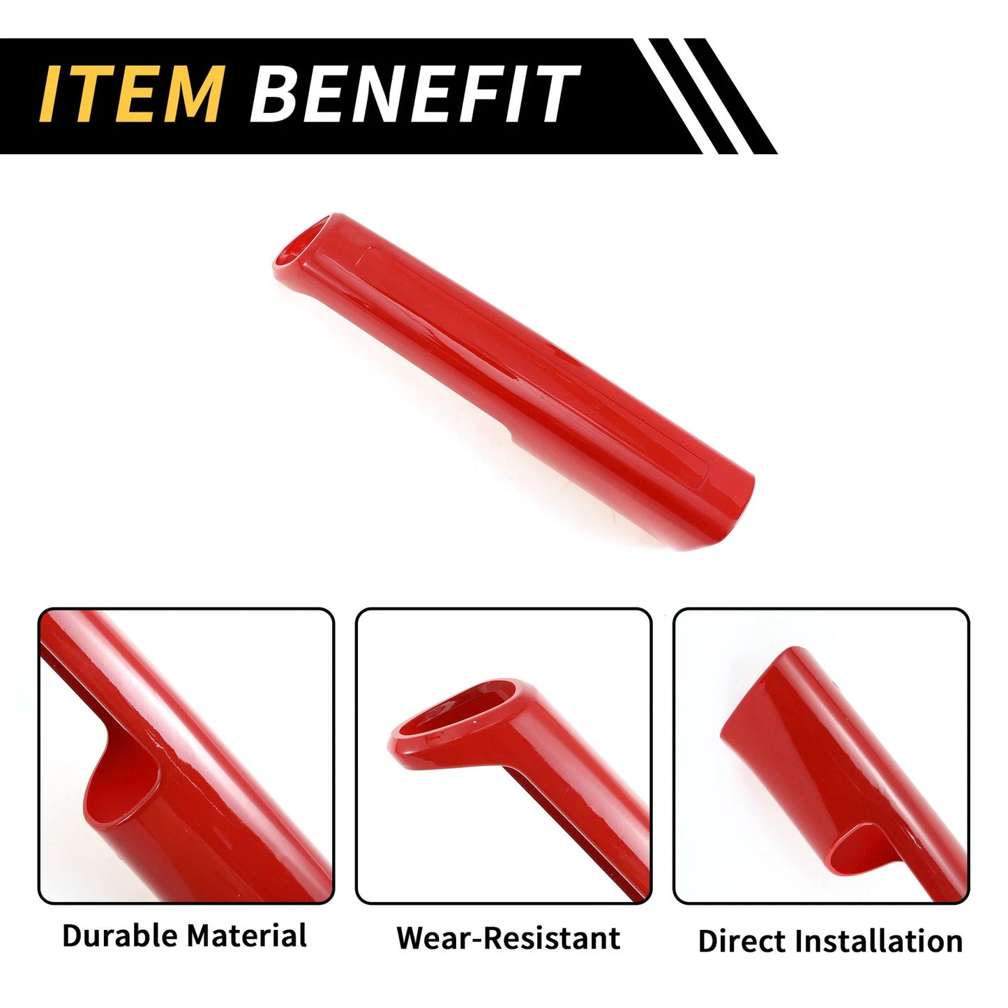 Parking Handbrake Cover Trim for Jeep Wrangler JK JKU (2011–2017) Red