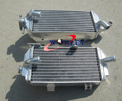 Aluminum Radiator & Hose for Honda CRF450R CRF450 2013-2014 ( Blue)