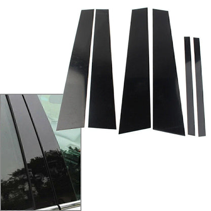 Black Door Trim Cover Kit for Honda Accord (2013-2017) - 6pcs
